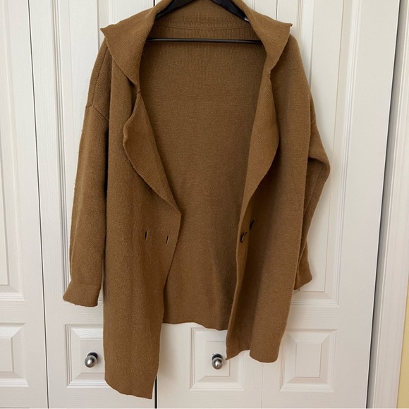 Oversized Alpaca wool coat/cardigan - Picture 4 of 14
